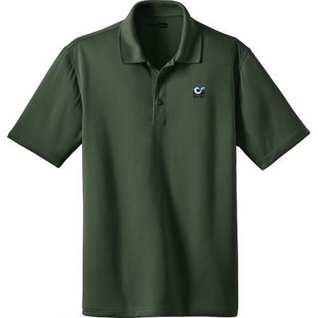 20-CS412, Small, Dark Green, Left Chest, Cla-Val - Waterworks.